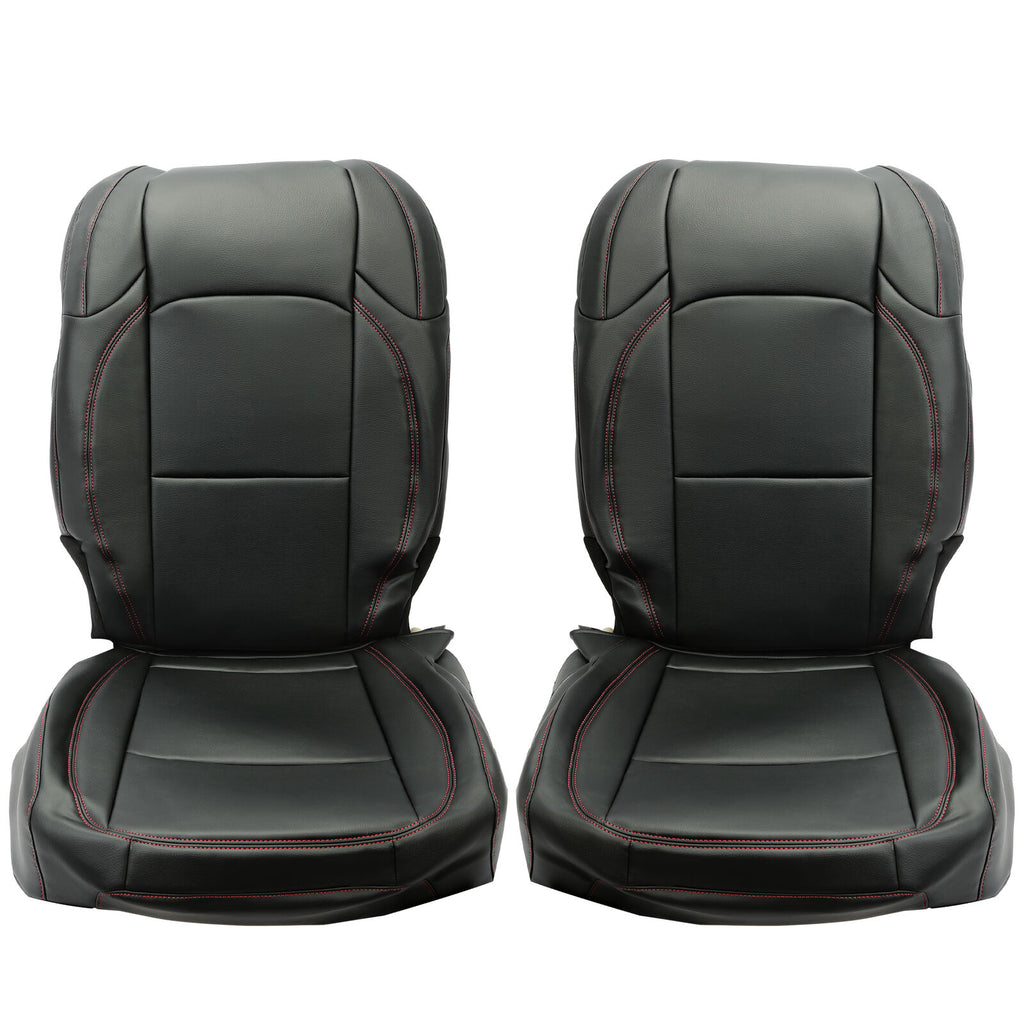 For Jeep Wrangler JL Unlmited 4DR 18-23 Full Set Seat Cover Synthetic Leather