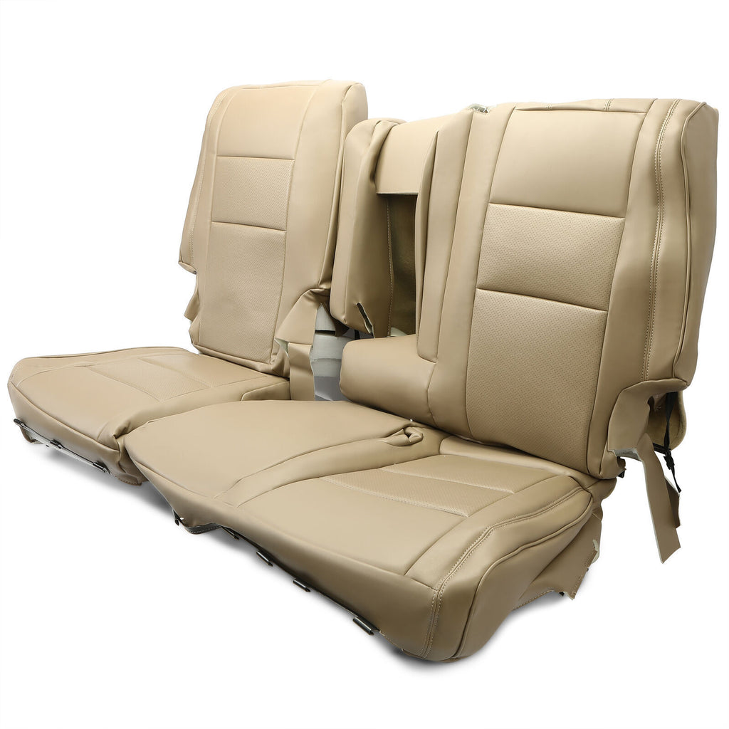 Beige Full 5-Seat Cover Cushion Set Front & Rear for Jeep Grand Cherokee 2011-19