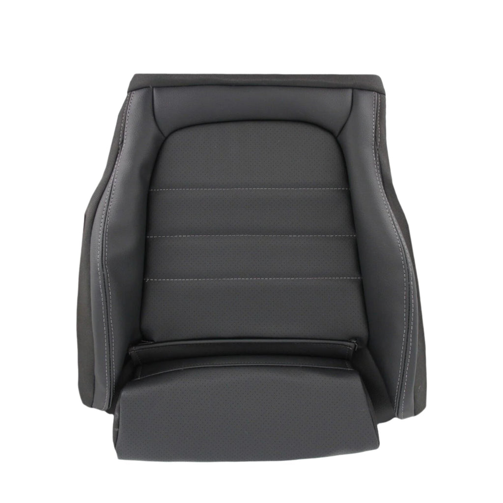 2015 - 2021 for Mercedes Benz C-Class COUPE Driver Bottom Leather Cover Black