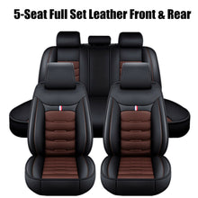 Load image into Gallery viewer, For Ford Leather 5 Seats Car Seat Cover Front Rear Full Set Cushion Pad