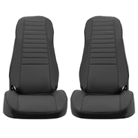 Front & Rear Full Set Seat Covers for Jeep Wrangler YJ TJ CJ7 CJ8 1976-2002