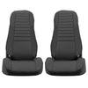 Front & Rear Full Set Seat Covers for Jeep Wrangler YJ TJ CJ7 CJ8 1976-2002