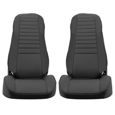Front & Rear Full Set Seat Covers for Jeep Wrangler YJ TJ CJ7 CJ8 1976-2002