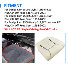 Load image into Gallery viewer, For 1998-2002 Dodge Ram 1500 2500 3500 Driver Side Bottom Seat Foam Pad Cushion