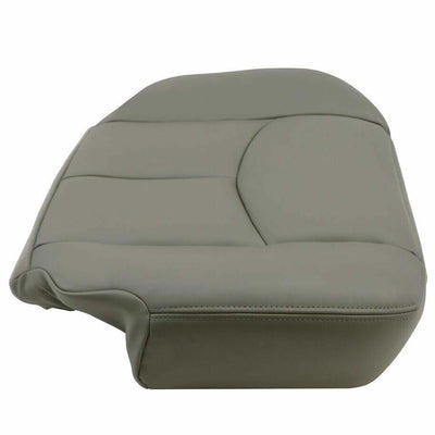 For 2003 2004 05 2006 Chevy Tahoe Suburban Driver Bottom Leather Seat Cover Gray