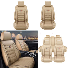 Load image into Gallery viewer, For Ford Leather 5 Seats Car Seat Cover Front Rear Full Set Cushion Pad