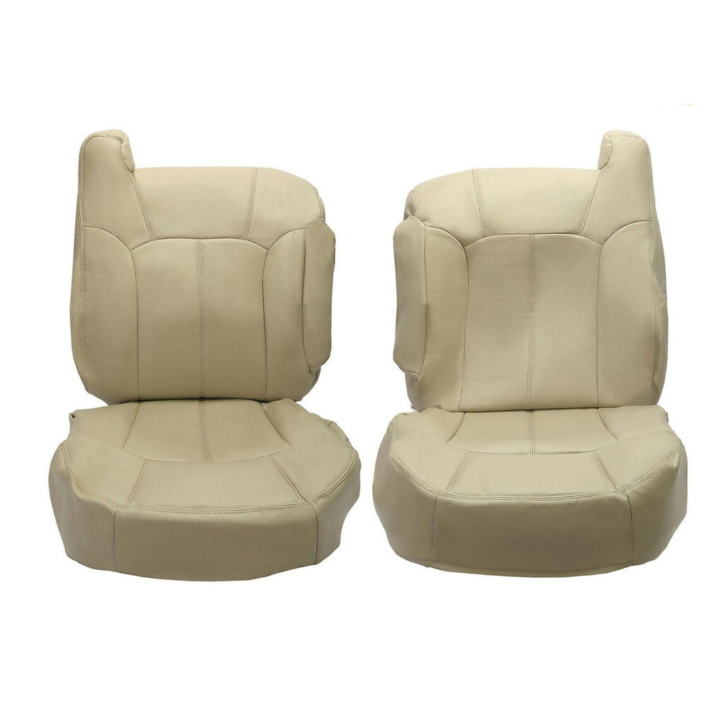 Tan Complete Front Seat Covers Kit for Chevy Tahoe Suburban 1500 2500 1999-2002