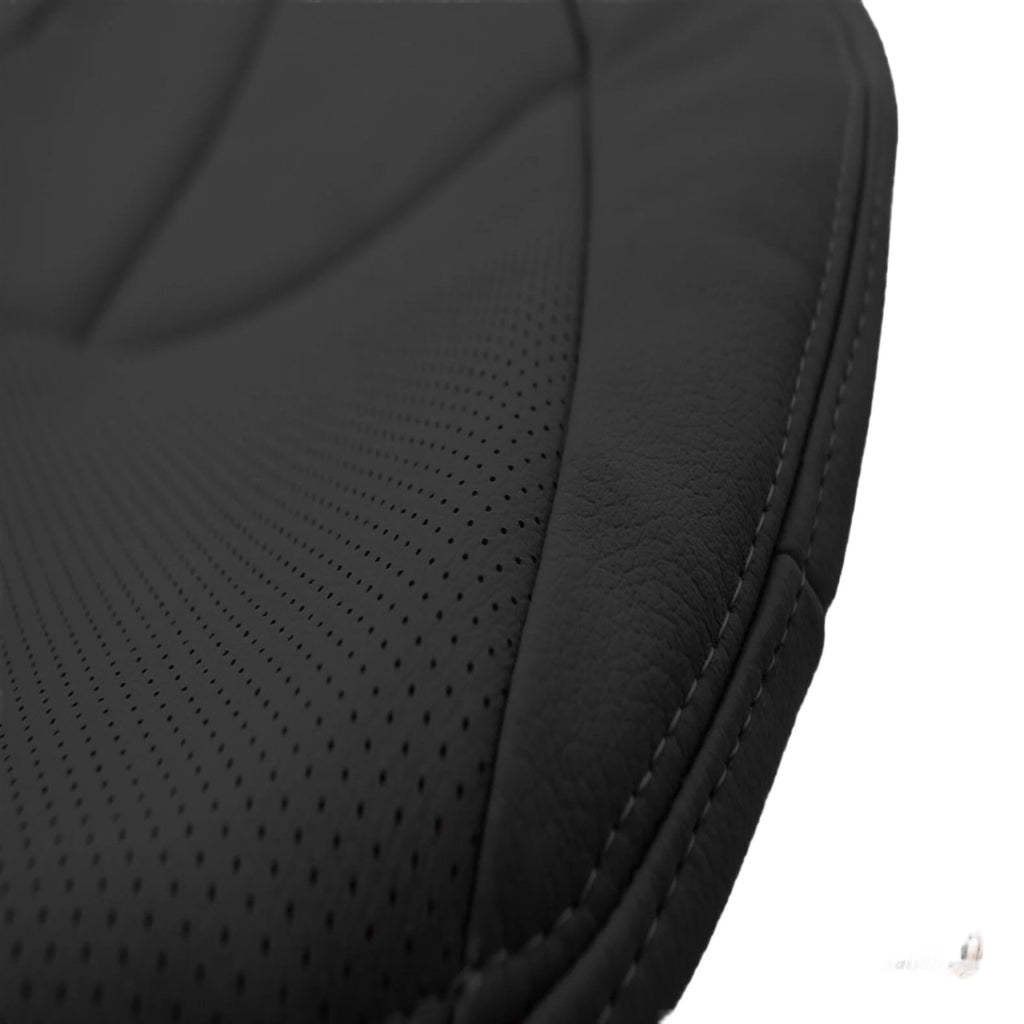 2008 Mercedes Benz E63 Driver Side Bottom Perforated Leather Seat Cover Black