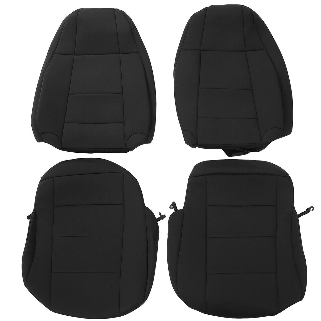 Front & Rear Full Set Seat Covers for Jeep Wrangler YJ TJ CJ7 CJ8 1976-2002