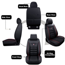 Load image into Gallery viewer, For Ford Leather 5 Seats Car Seat Cover Front Rear Full Set Cushion Pad