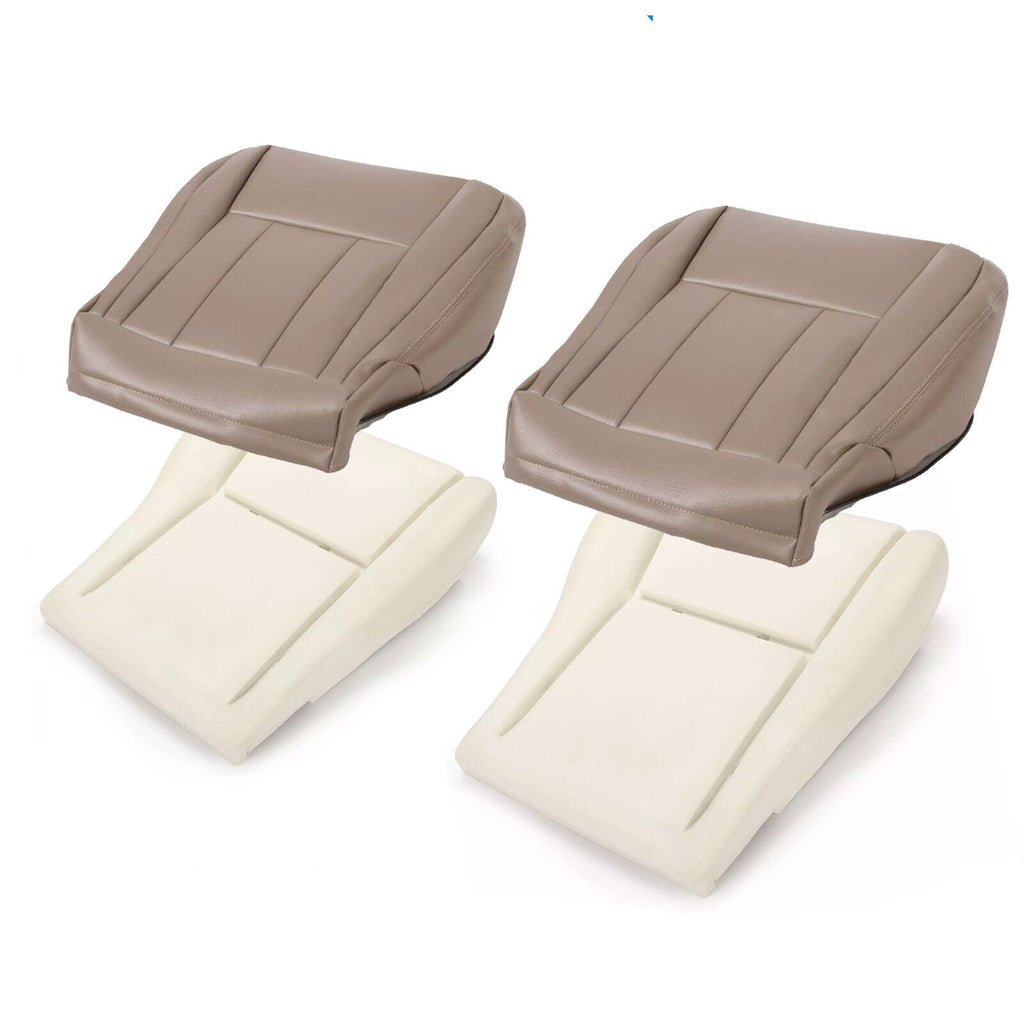 For Toyota 4Runner 96-02 Front Leather Bottom Seat Cover & Foam Cushion Oak Tan