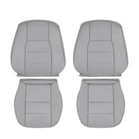 2014 Mercedes Benz C250 C300 C350 Front Driver Passenger Leather Seat Cover Gray