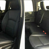 Black Front & Rear Seat Covers for 2013-2018 Ram 1500 2500 3500 Crew Cab 14PCS