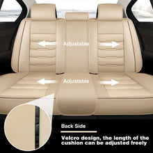 Load image into Gallery viewer, For Ford Leather 5 Seats Car Seat Cover Front Rear Full Set Cushion Pad