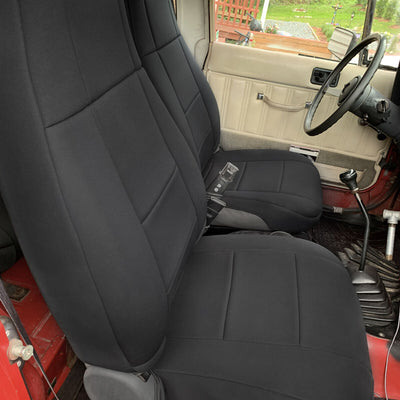 Front & Rear Full Set Seat Covers for Jeep Wrangler YJ TJ CJ7 CJ8 1976-2002