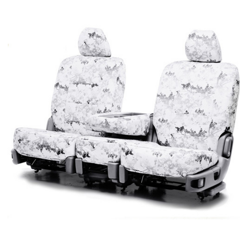 Snow Camouflage Custom Seat Cover